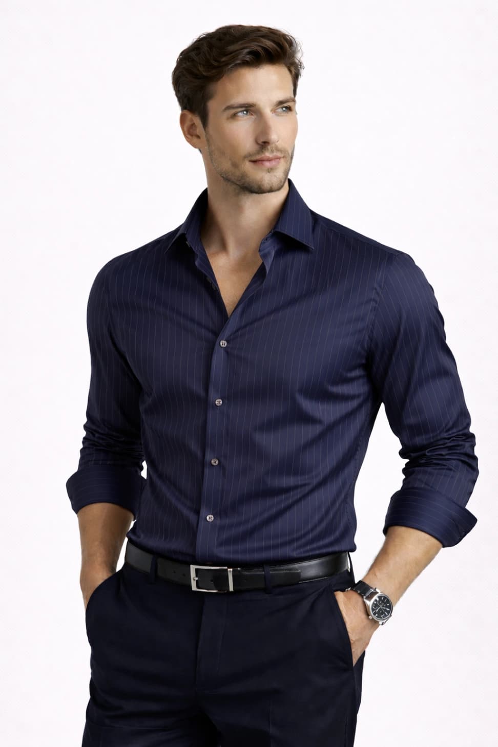 Camisa Riga Blu